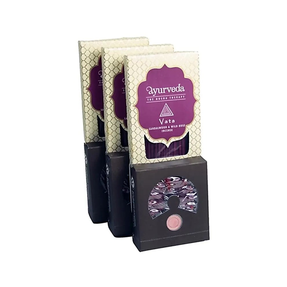 Rökelse Ayurveda Sandelträ & Vildros (Vata), 25 g