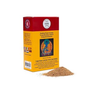 Tibetanskt rökelsepulver Öka Helande Kraft, ±130-140g