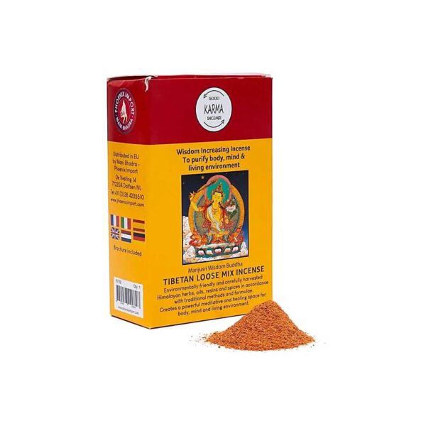 Tibetanskt rökelsepulver Öka Visdom, ±130-140g