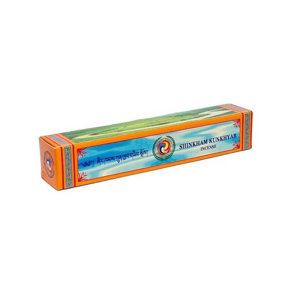 Tibetansk Shingkham Kunkhyab Healing Rökelse Liten - 50 g; 15 cm