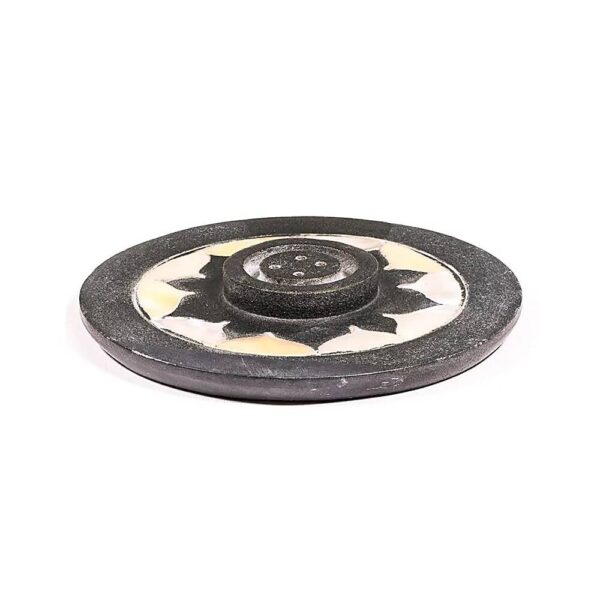 Rökelsehållare Lotus täljsten, 10x1,2 cm