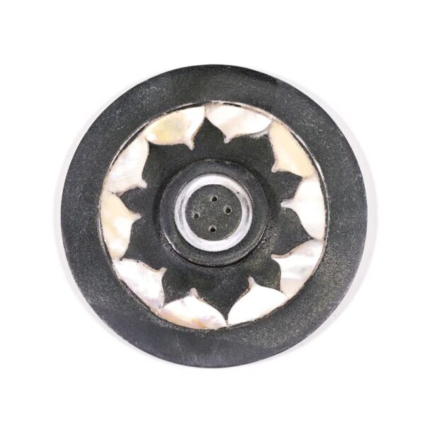 Rökelsehållare Lotus täljsten, 10x1,2 cm - Bild 2