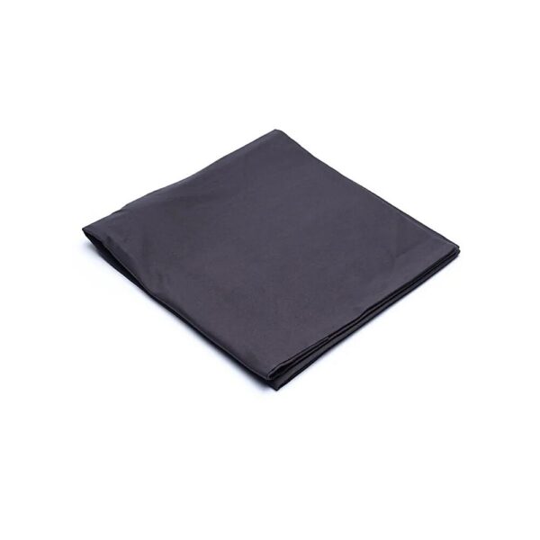 Meditationsmatta antracit ekologisk bomull (GOTS), 65x65x5cm