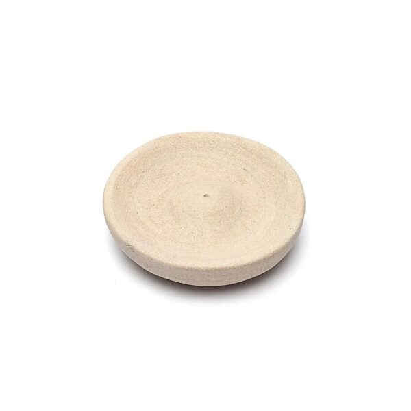 Rökelsehållare, rund av rosa sandsten , 10x2 cm - Bild 3