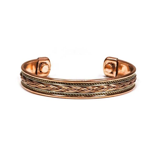 Armband koppar magnetiskt set om 2, ±7 cm - Bild 3