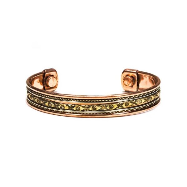 Armband koppar magnetiskt set om 2, ±7 cm - Bild 2