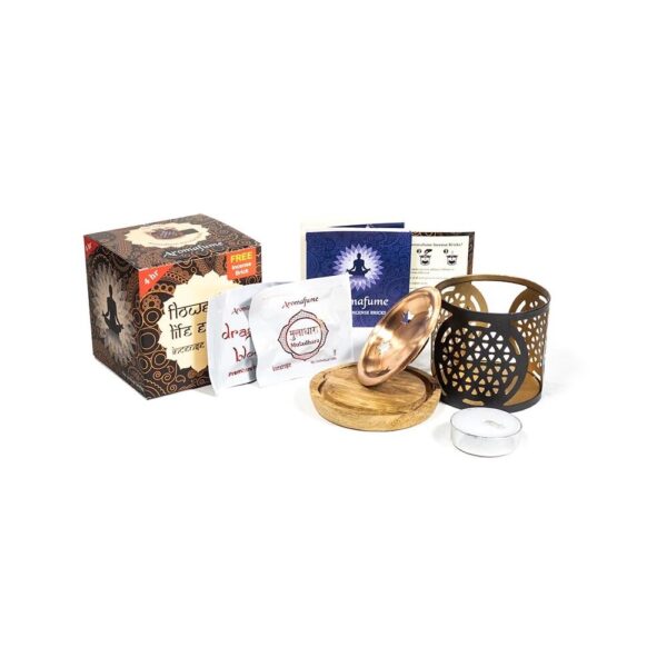 Aromafume Exotisk Rökelsediffusor Livets Blomma, 100g - Bild 2