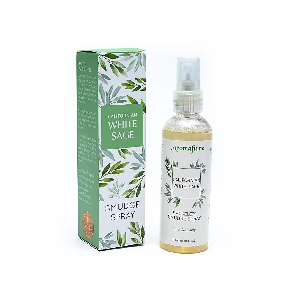 Smudge spray vit salvia Aromafume, 100ml