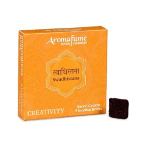 Aromafume Chakra rökelsebrickor 2:a chakrat, 40 g