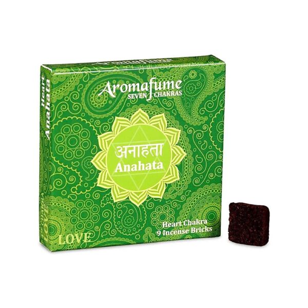 Aromafume Chakra rökelsebrickor 4:e chakrat, 40 g