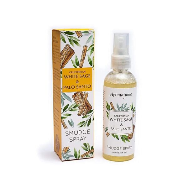 Smudge spray vit salvia och palo santo Aromafume, 100 ml