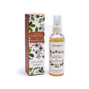 Smudge spray vit salvia och frankincense Aromafume, 100 ml