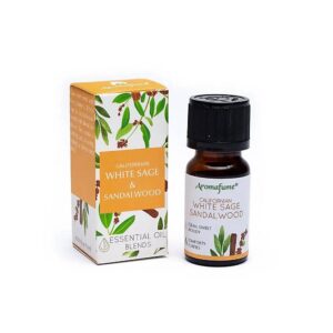 Eterisk oljeblandning av vit salvia och sandelträ Aromafume, 10 ml