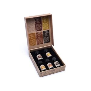 Harts eterisk olja, set om 5 Aromafume, 5x10 ml