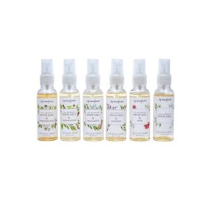 Vit salvia smudge spray, set om 6 Aromafume, 6x50 ml
