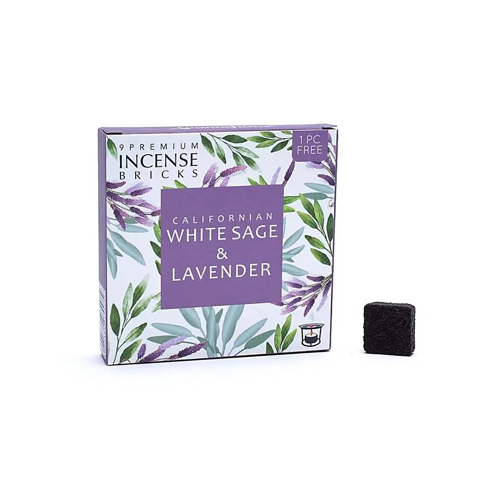 Aromafume rökelsebrickor vit salvia och lavendel, 40 g