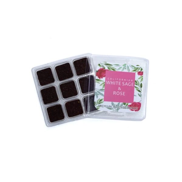 Aromafume rökelsebrickor vit salvia och ros, 40 g - Bild 2
