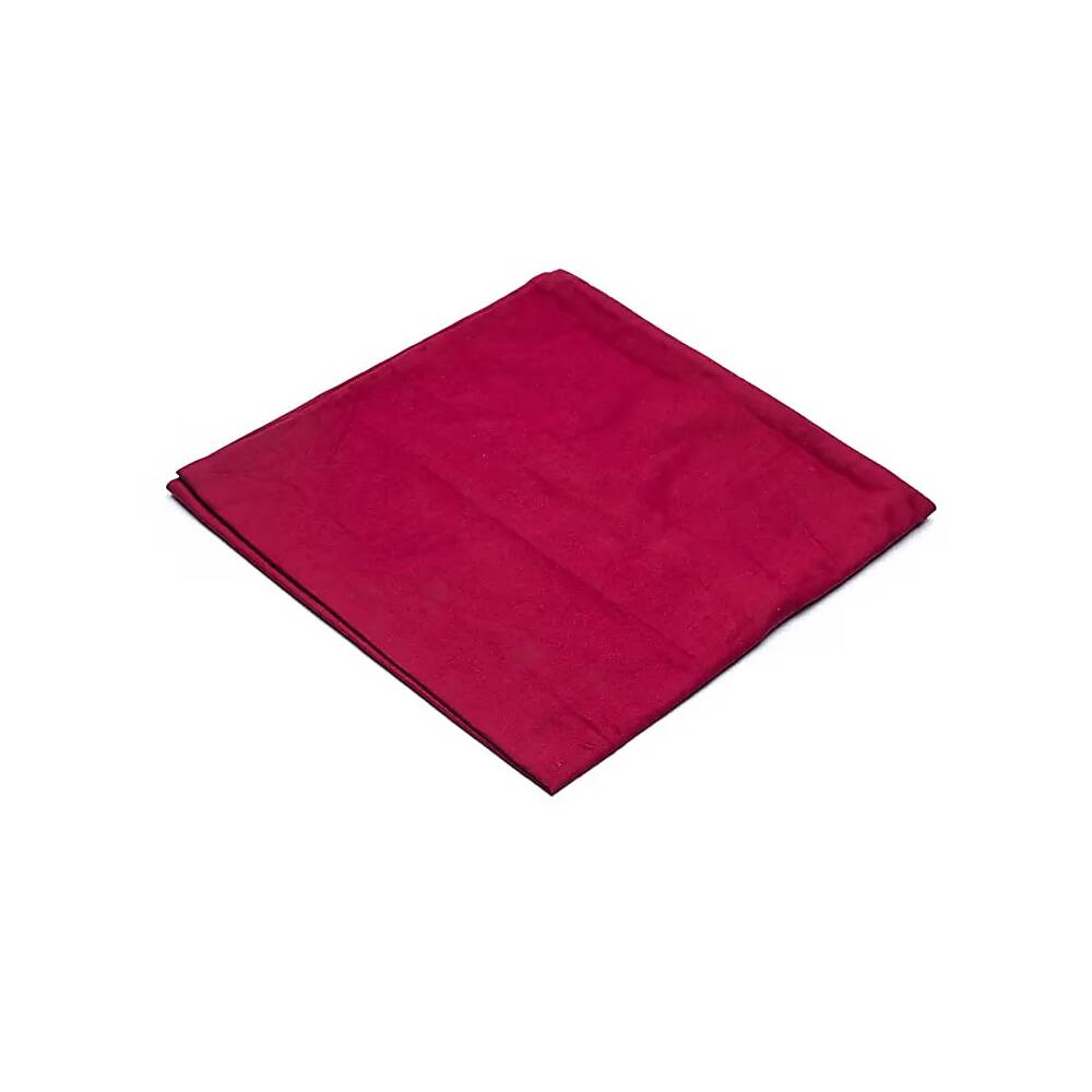 Meditationsmatta bordeaux ekologisk bomull (GOTS), 65x65x5cm