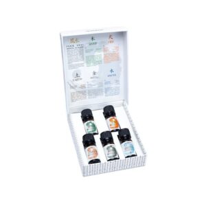 Feng Shui Eterisk Olja-blandning, set om 5 Aromafume, 5x10 ml