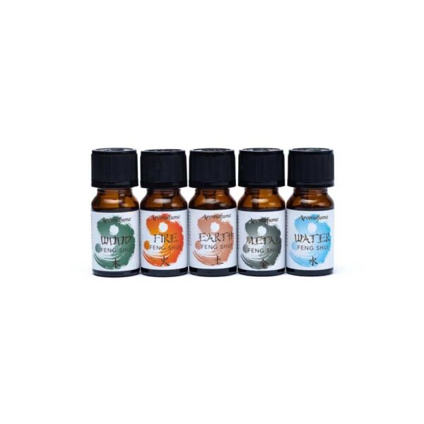 Feng Shui Eterisk Olja-blandning, set om 5 Aromafume, 5x10 ml - Bild 3