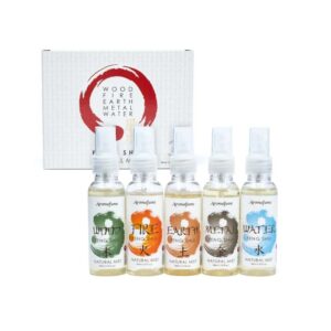 Feng Shui luftfräschare spray set om 5 Aromafume, 5x50ml