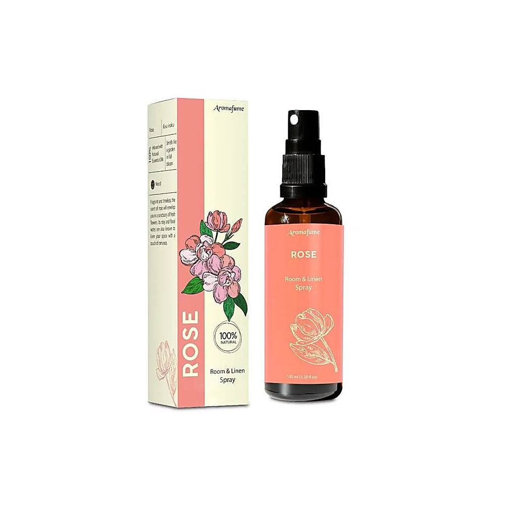 Rum & linne spray ros Aromafume, 100ml