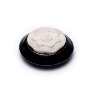 Doftstensdiffusor lotus svart, 7,5 cm