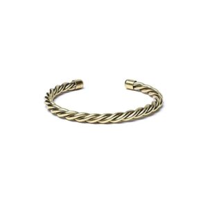 Tvinnat armband guldfärgat, 7 cm