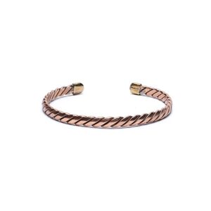 Tvinnat armband bronsfärgat, 6 cm