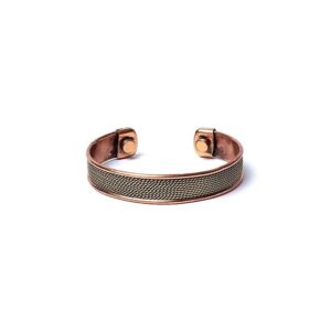 Armband koppar rep-mönster magnetiskt, ±6,5 cm