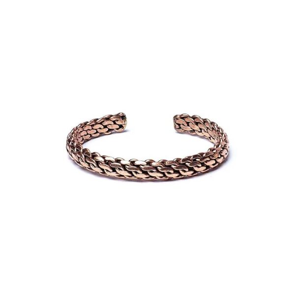 Kedjearmband av koppar, 6,5 cm