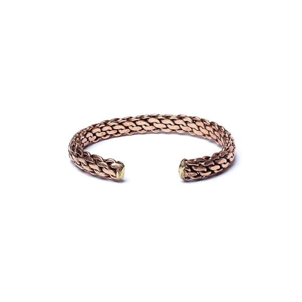 Kedjearmband av koppar, 6,5 cm - Bild 2