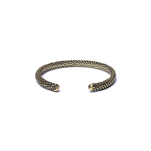 Kedjearmband guldfärgad mässing, 6,5 cm - Bild 2