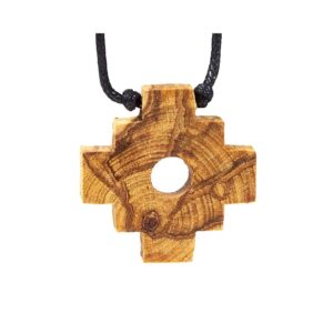 Palo Santo halsband Chakana Inkakors, 4 cm