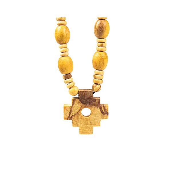Palo Santo Shamanhalsband med Inkakors, 1,4 cm - Bild 2