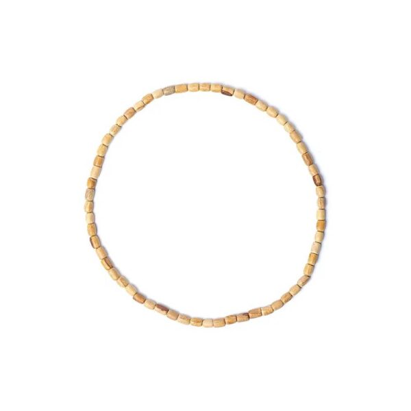 Palo Santo halsband cylinder elastiskt, 24x0,8cm - Bild 2