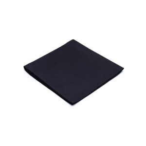 Meditationsmatta svart ekologisk bomull (GOTS), 65x65x5cm