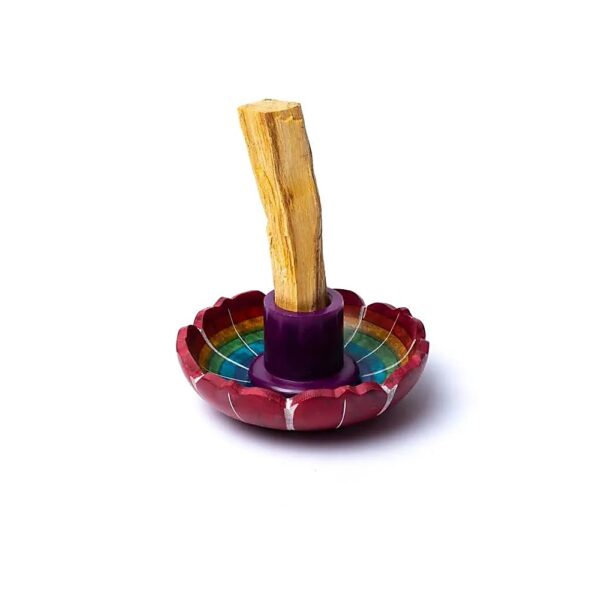 Palo Santo rökelsehållare lotus, 10x3cm; 215g
