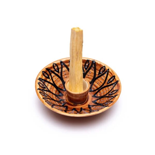Palo Santo rökelsehållare brun, 12,5x3,5 cm; 160 g - Bild 3