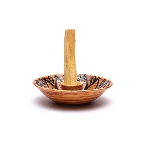 Palo Santo rökelsehållare brun, 12,5x3,5 cm; 160 g - Bild 2