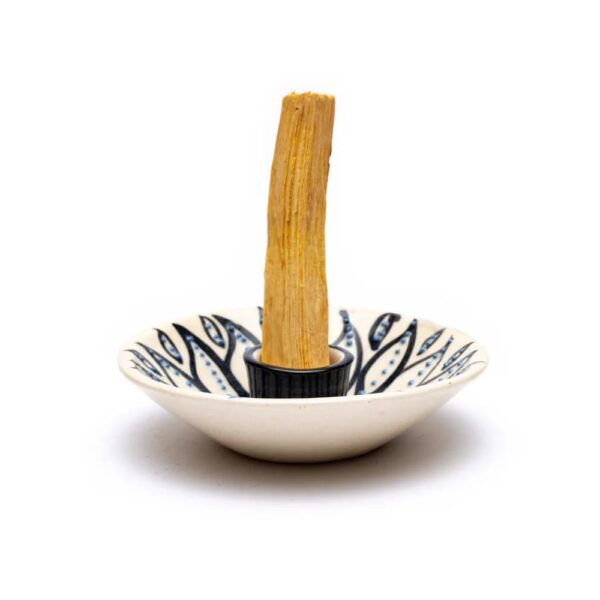 Palo Santo rökelsehållare vit, 12,5x3,5 cm; 160 g - Bild 2