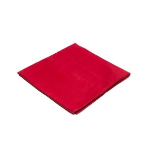Meditationsmatta chakra 1 röd ekologisk bomull (GOTS), 65x65x5 cm