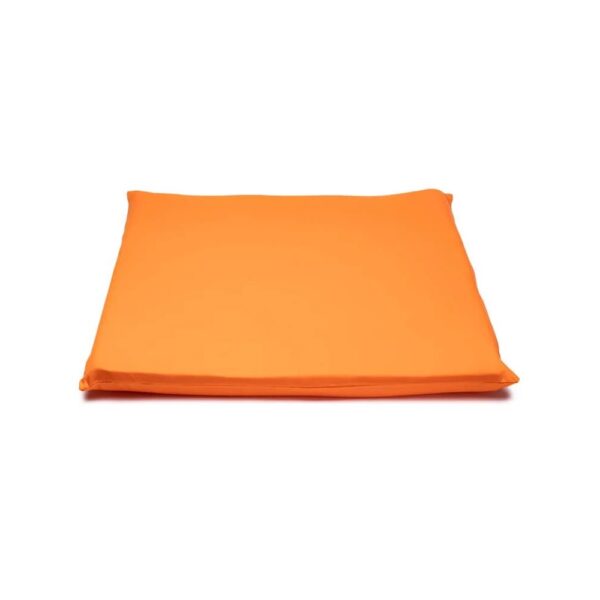 Meditationsmatta chakra 2 orange ekologisk bomull (GOTS), 65x65x5 cm - Bild 2