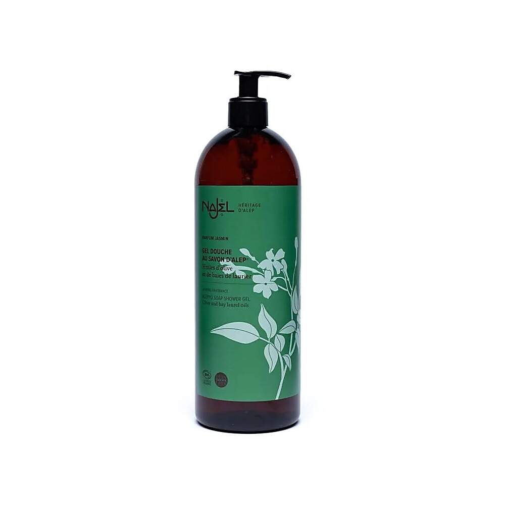 Najel Aleppo ekologisk duschgel med jasmin, 1000ml