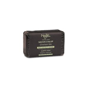 Najel Aleppotvål med ekologiskt träkol, 100 g