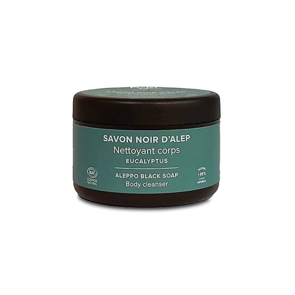 Najel Aleppo svart tvål eukalyptus, 180 g - Bild 2