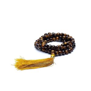 Mala Tigeröga AA-kvalitet 108 pärlor + påse, ±0,7cm