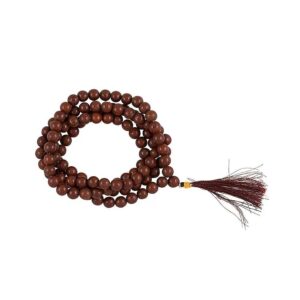 Mala Röd Jaspis 108 pärlor, 0,8 cm