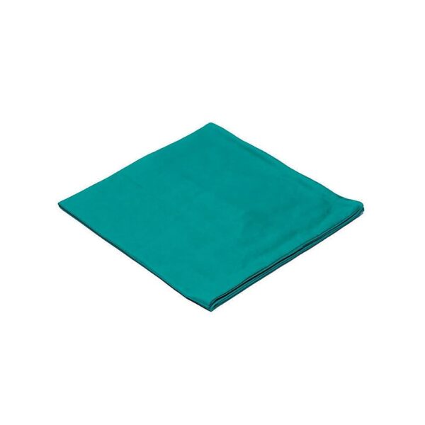 Meditationsmatta chakra 4 grön ekologisk bomull (GOTS), 65x65x5 cm