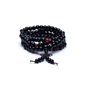 Mala trä elastiskt med decobeads, 0,8 cm